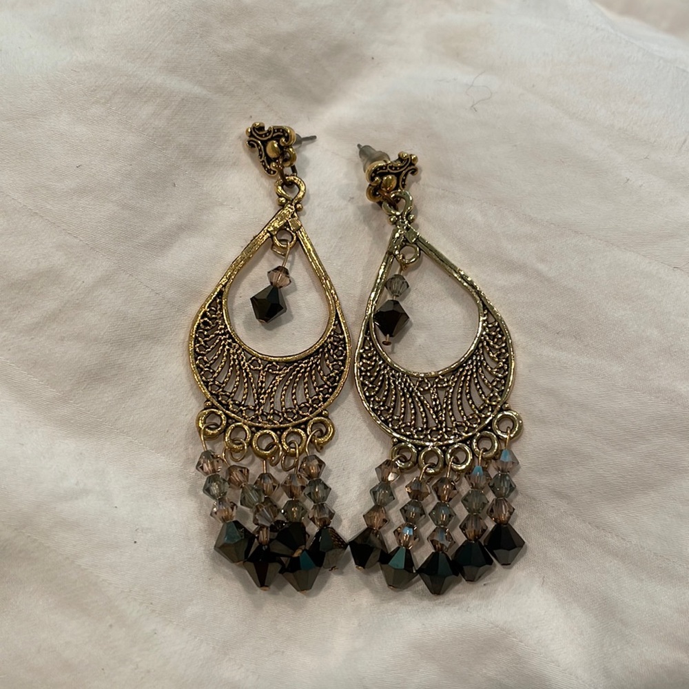 Handmade chandelier earrings